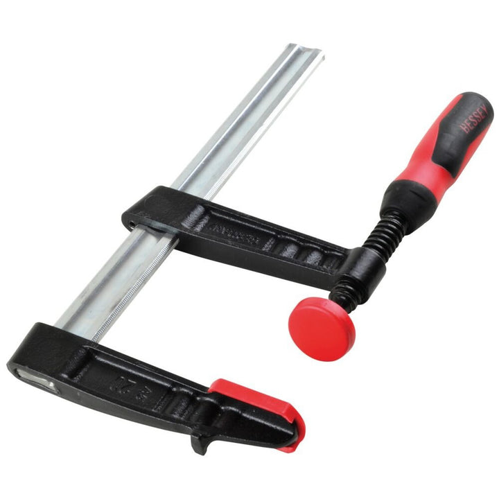 Bessey TG4.024+2K Clamp, woodworking, F-style, 2K handle, replaceable pads, 4 In. x 24 In., 880 lb