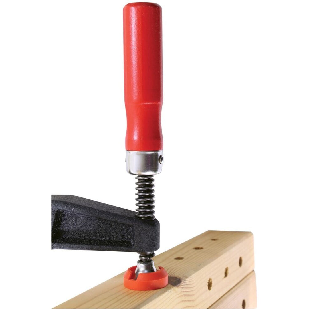 Bessey TGC2.506 Clamp, woodworking, clutch style, swivel pads, 2.5 In. x 6 In., 700 lb