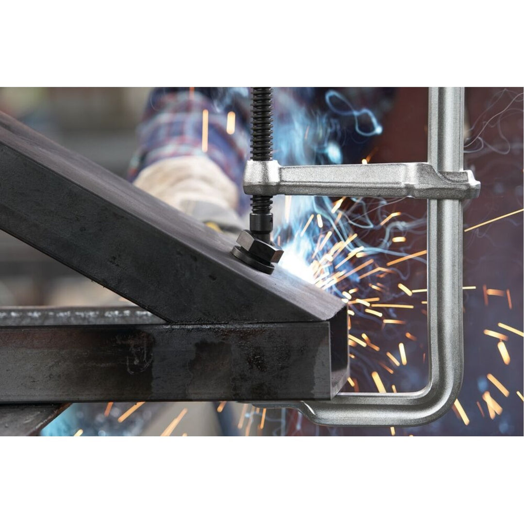 Bessey GSM50 Clamp, welding, F-style, heavy duty pad, 20 In. x 5.5 In. , 2660 lb