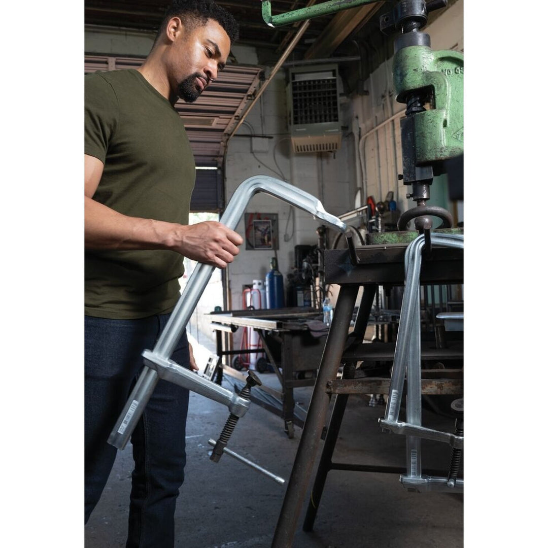 Bessey  STB-36 Clamp, welding, F-style, crimped on swivel pad, 36 In. x 7 In. , 4880 lb