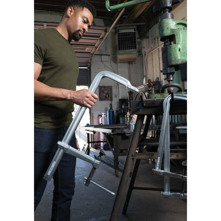 Bessey  STB-36 Clamp, welding, F-style, crimped on swivel pad, 36 In. x 7 In. , 4880 lb