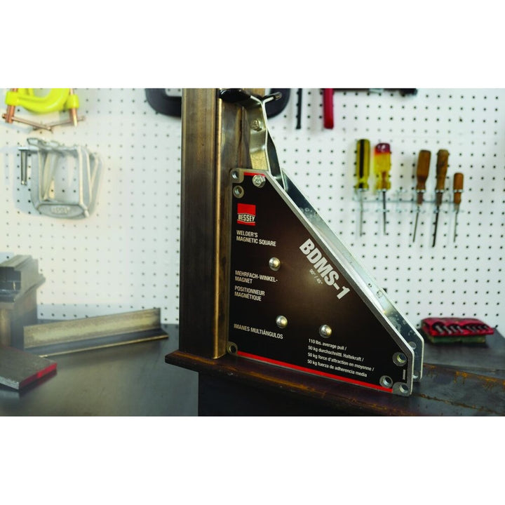 Bessey BDMS-1 Magnet, Magnetic Square, 90/45 degree, 100 lb pull