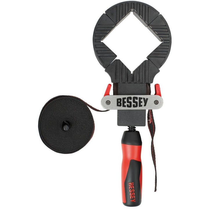 Bessey VAS400-CB Clamp, woodworking, strap clamp, 2K Handle, 12 ft. strap