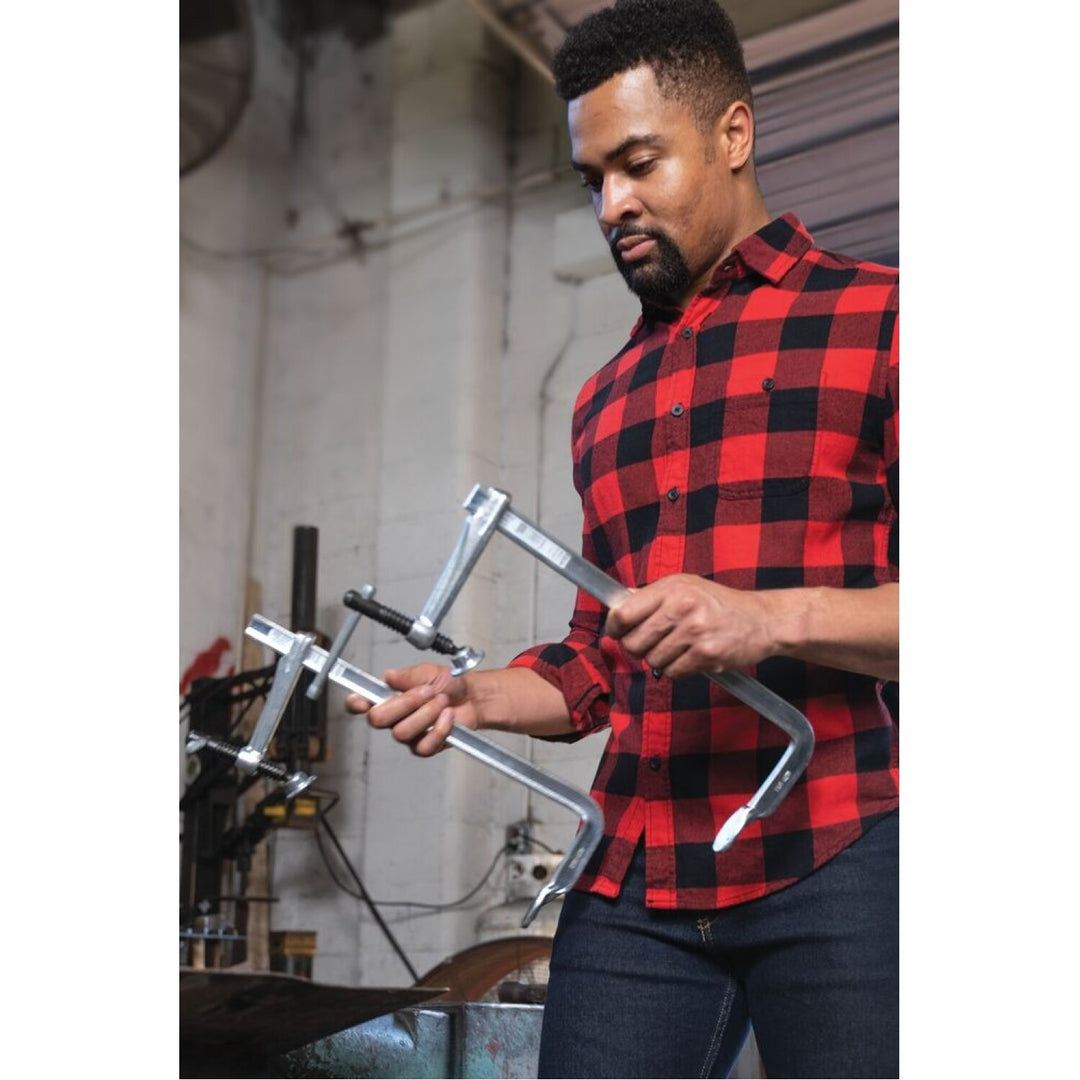 Bessey 660-S18 Clamp, welding, F-style, replaceable swivel pad, 18 In. x 4 In., 726 lb