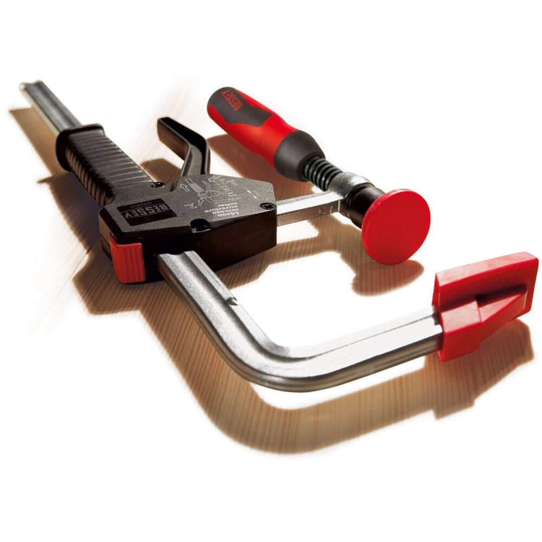 Bessey PG12 Clamp, one hand, PowerGrip, 2K Handle, 12 In. x 4 In., 1000 lb