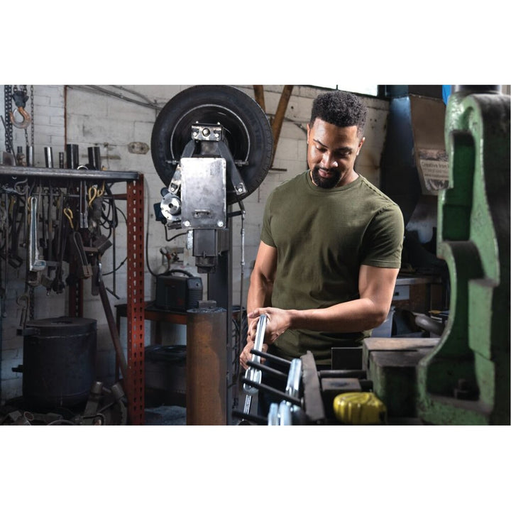 Bessey GSL30 Clamp, welding, F-style, heavy duty pad, 12 In. x 4.75 In., 1880 lb