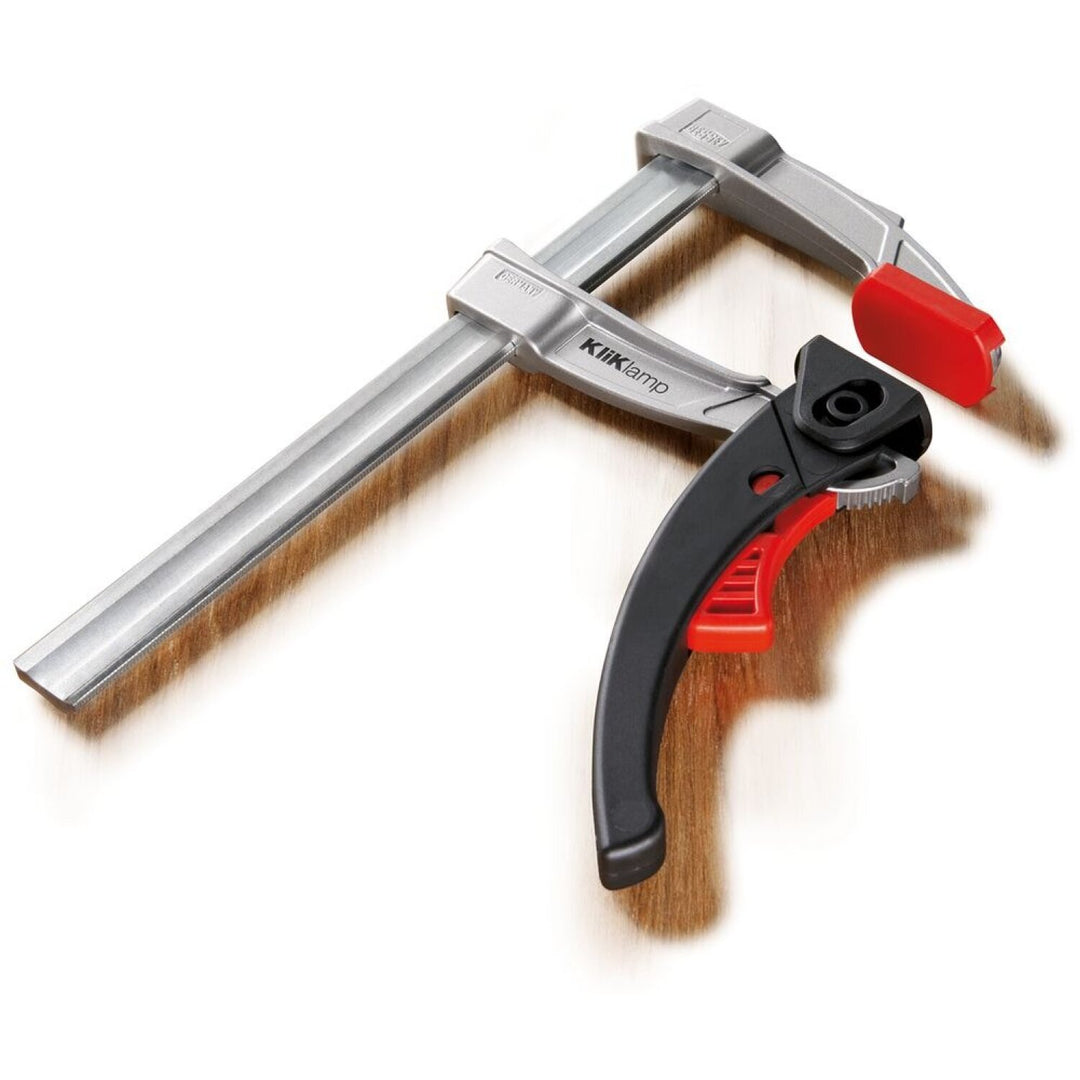 Bessey KLI3.012 Clamp, woodworking, small lever clamp, KliKlamp, 12” x 3 In., 260 lb