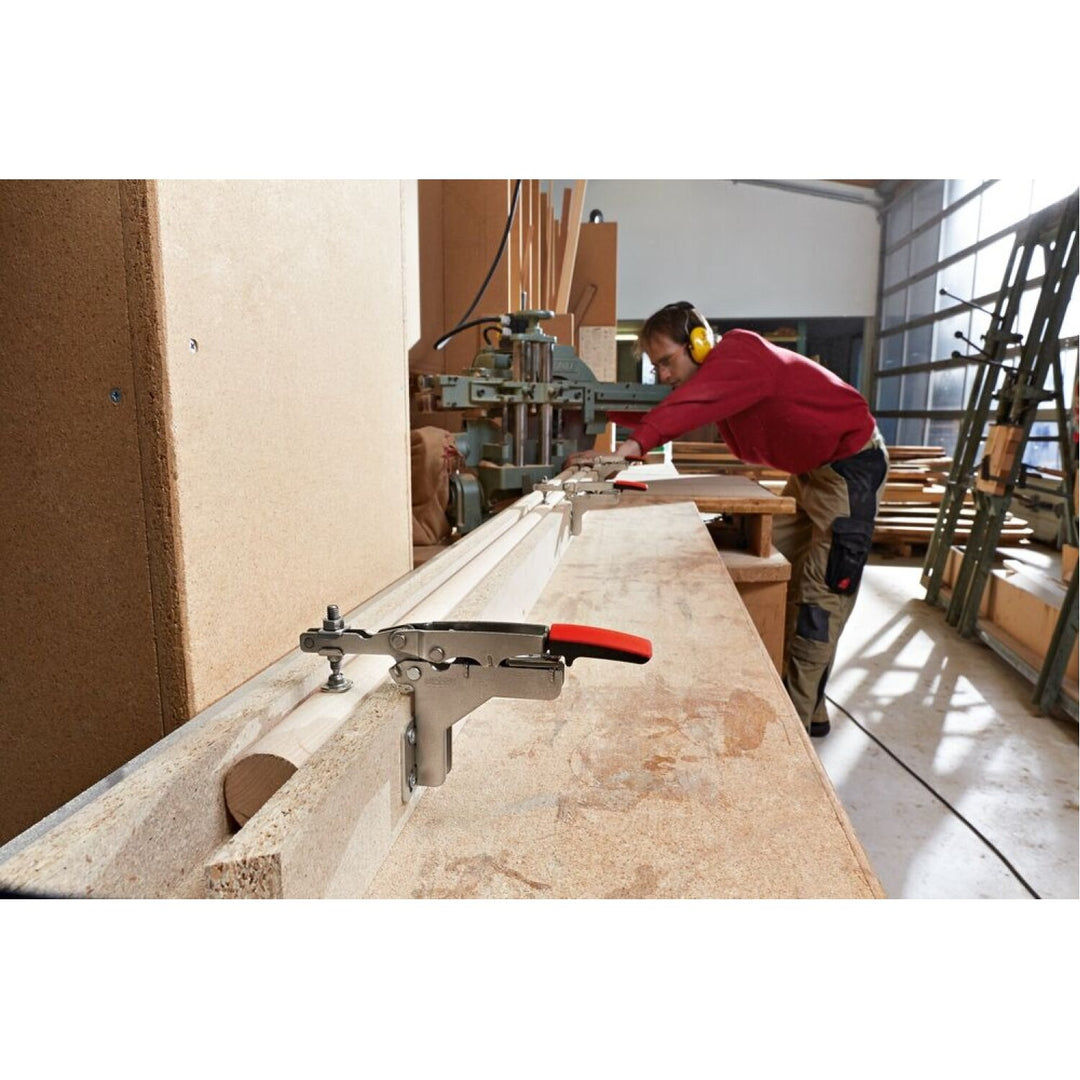 Bessey STC-HA20 Auto adjust toggle clamp, horizontal low profile, vertical flanged base