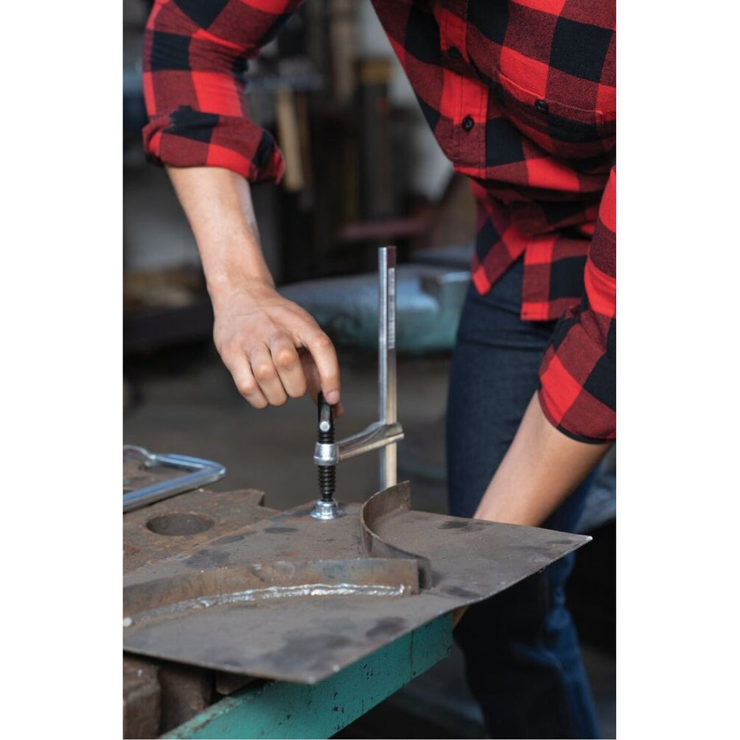 Bessey 660-S18 Clamp, welding, F-style, replaceable swivel pad, 18 In. x 4 In., 726 lb