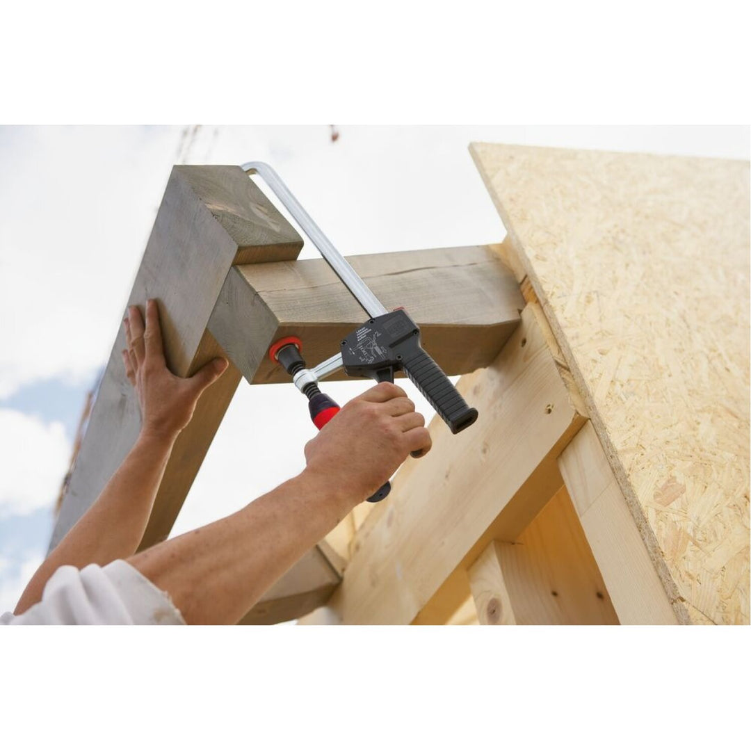 Bessey PG24 Clamp, one hand, PowerGrip, 2K Handle, 24 In. x 4 In., 1000 lb