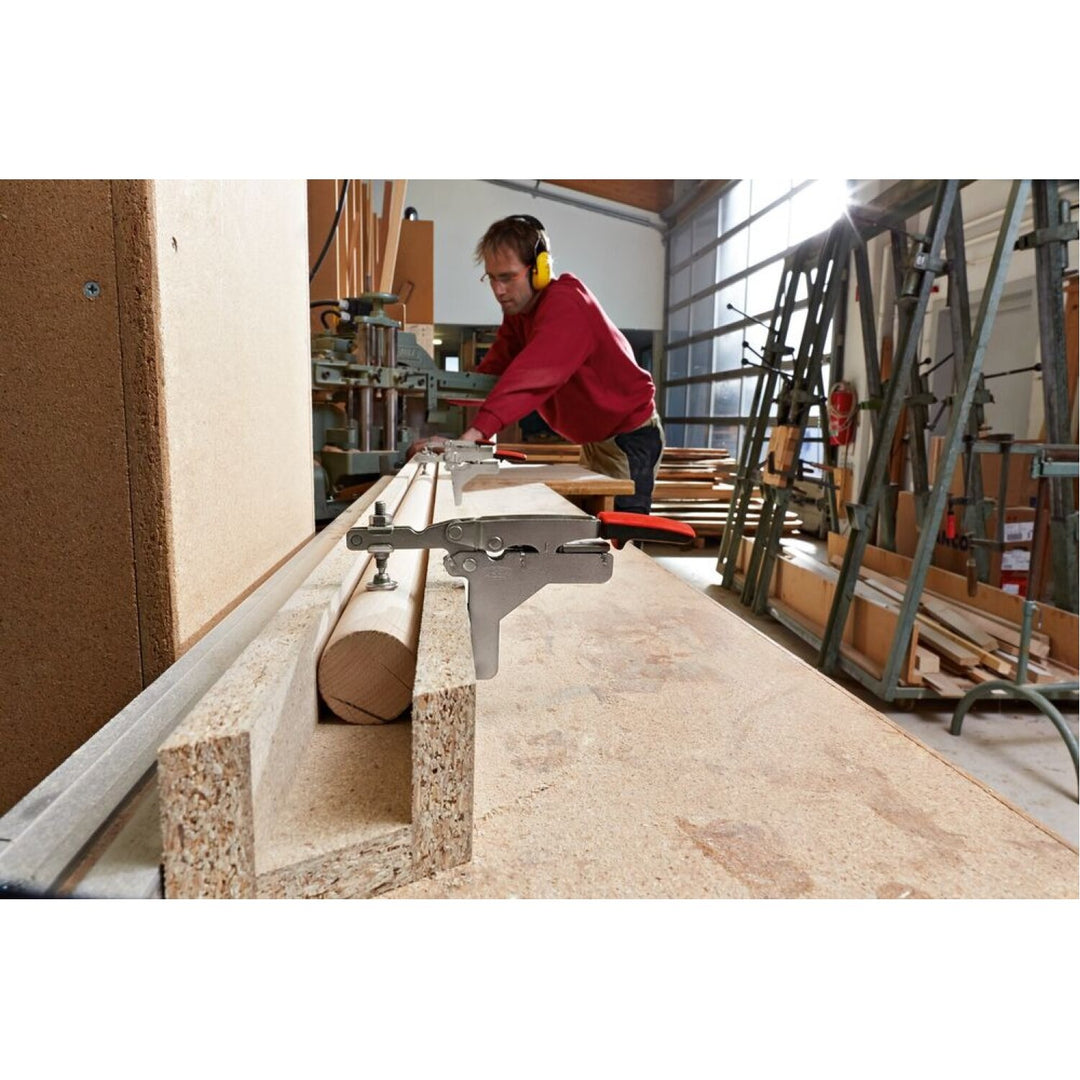 Bessey STC-HA20 Auto adjust toggle clamp, horizontal low profile, vertical flanged base