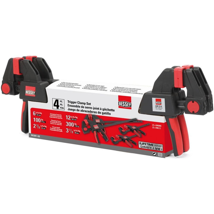 Bessey EHKXL12 Extra Large trigger clamp, 600 lb, 12" x 3-5/8"