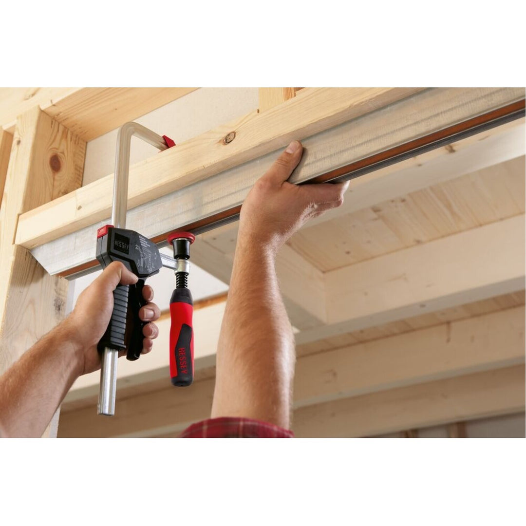 Bessey PG12 Clamp, one hand, PowerGrip, 2K Handle, 12 In. x 4 In., 1000 lb