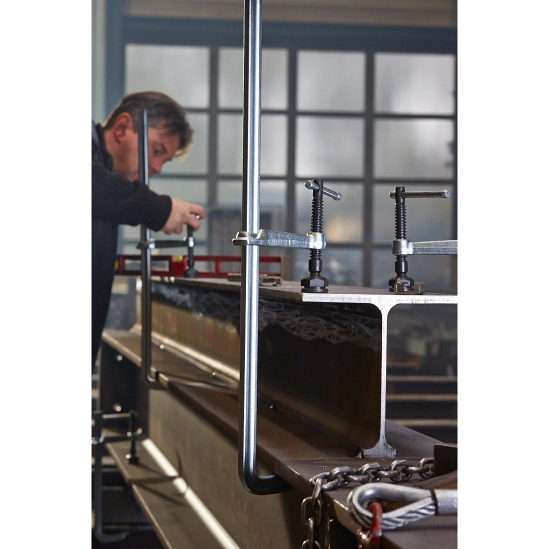 Bessey GSL60 Clamp, welding, F-style, heavy duty pad, 24 In. x 4.75 In. 1880 lb