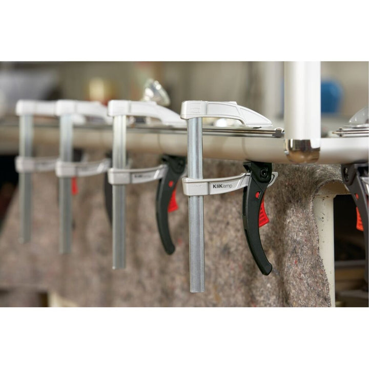 Bessey KLI3.016 Clamp, woodworking, small lever clamp, KliKlamp, 16” x 3 In., 260 lb