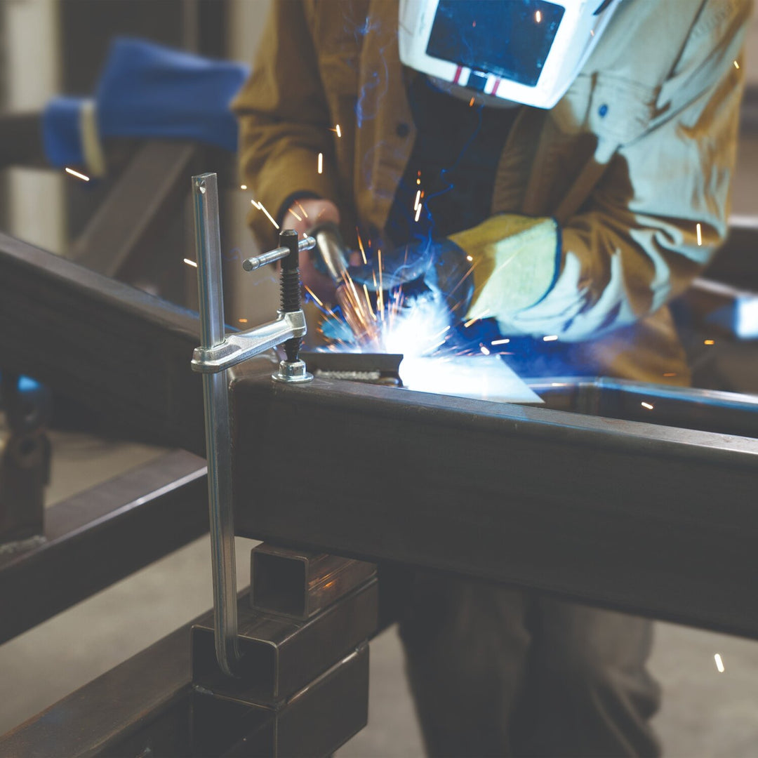 Bessey 660-S18 Clamp, welding, F-style, replaceable swivel pad, 18 In. x 4 In., 726 lb