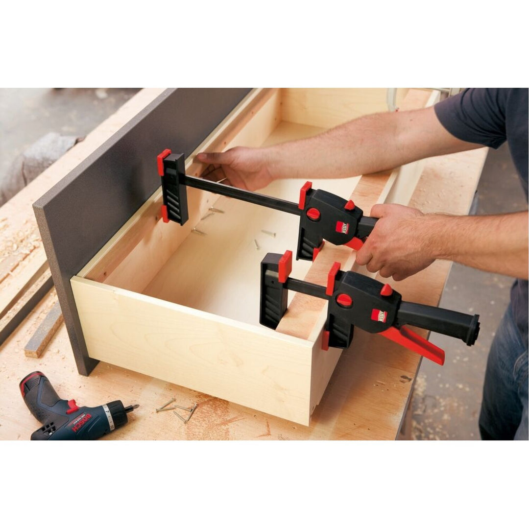 Bessey DUO65-8 Clamp, one hand, DuoKlamp Series, 3 1/4 In. x 24 In., 260 LB
