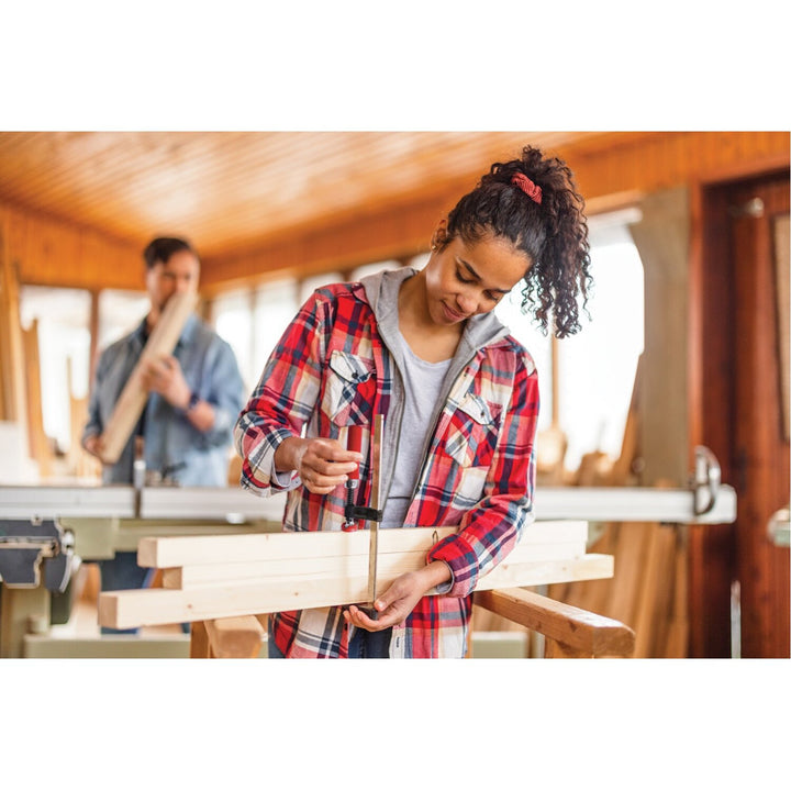 Bessey GSCC2.512 Clamp, clutch style, swivel pads, 2.5 In. x 12 In., 600 lb