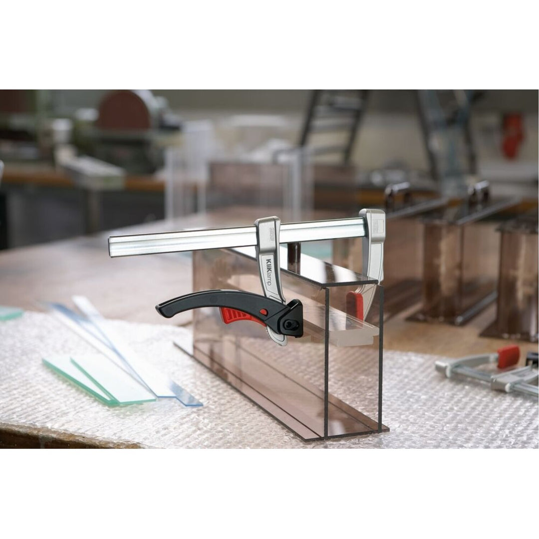 Bessey KLI3.008 Clamp, woodworking, small lever clamp, KliKlamp, 8” x 3 In., 260 lb