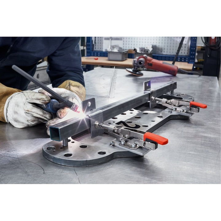 Bessey STC-IHH25 Auto adjust toggle clamp, horizontal push pull, flanged base