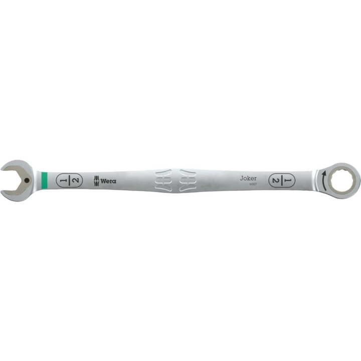 Wera 05020368001 6007 Joker Ratcheting Combination Spanner Sb, Long Design, Imperial, 3/4" X 334 Mm