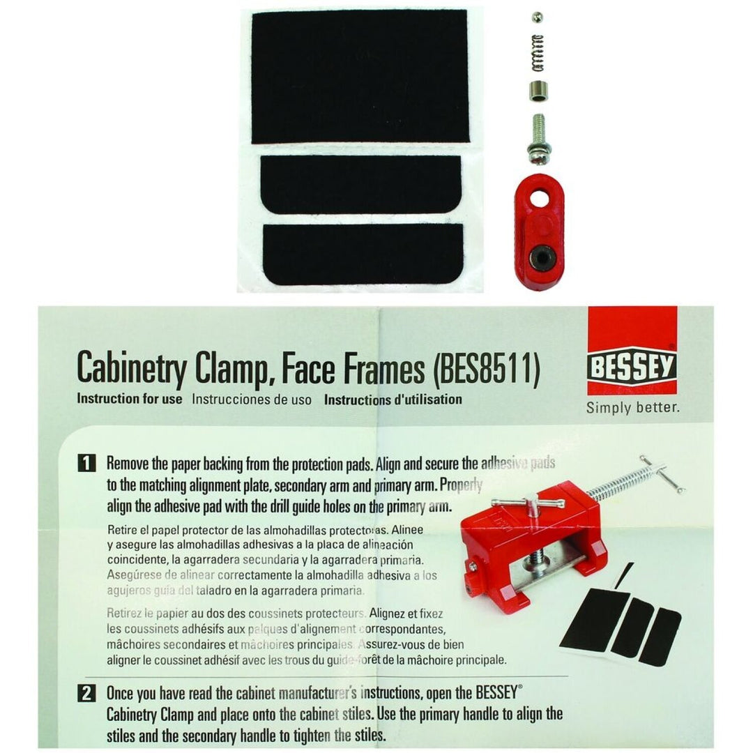 Bessey BES8511-CB Cabinetry clamp, face frames