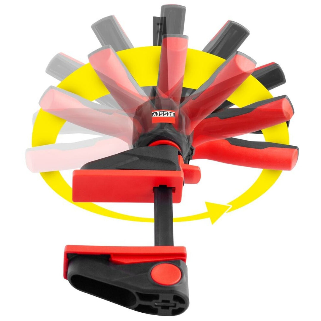 Bessey EHK360MICRO Trigger clamps, one-hand bar clamps with 360° rotating handle