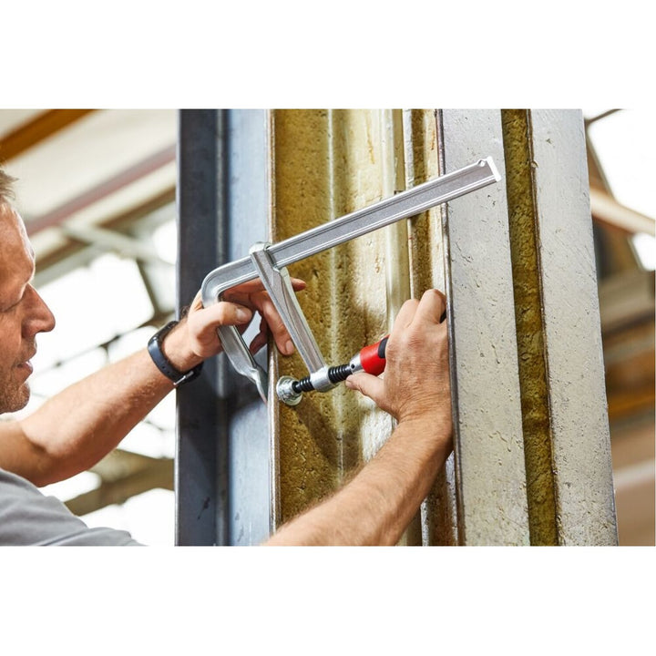 Bessey GZ60-12PH 24 in. All-Steel Screw Clamp with Pivot Handle, 4-3/4 in. Throat Depth