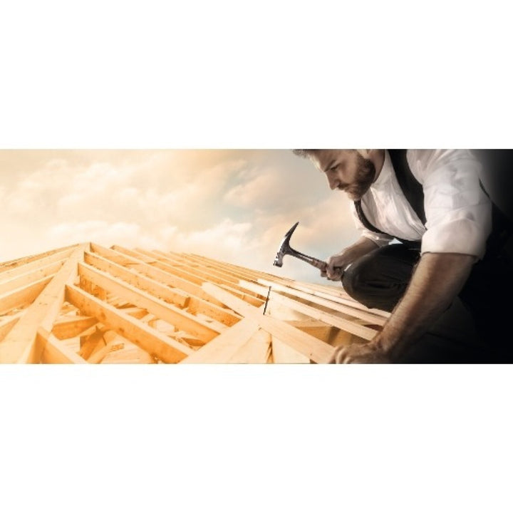 Picard 0079010 790 Full-Steel Carpenter's Roofing Hammer, Checked Face