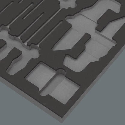 Wera 05137360001 9860 Foam Insert Stainless Set 1, Without Tools