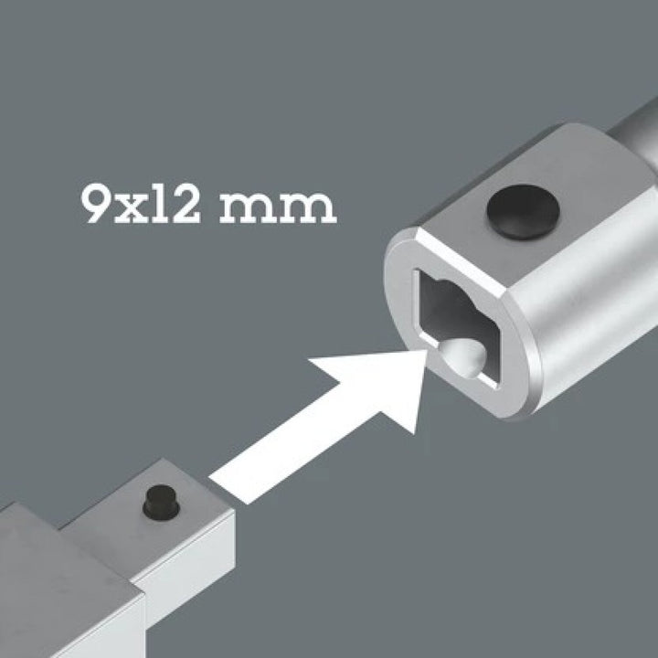 Wera 05003200001 9998 X-Power Actuation Tool For Insert Tools, 9X12 Mm, 9X12 X 400 Mm