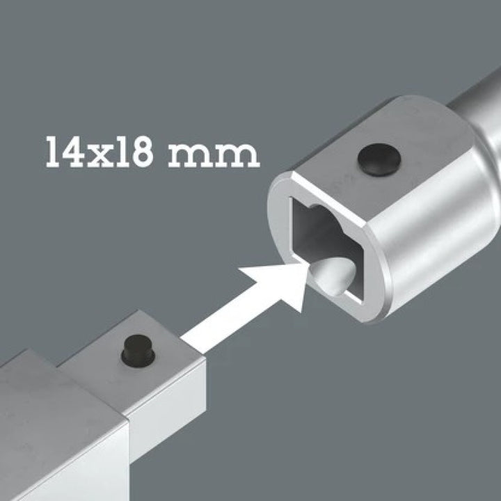 Wera 05003201001 9999 X-Power Actuation Tool For Insert Tools, 14X18 Mm, 14X18 X 600 Mm