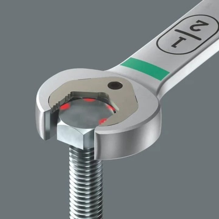 Wera 05020365001 6007 Joker Ratcheting Combination Spanner Sb, Long Design, Imperial, 9/16" X 265 Mm