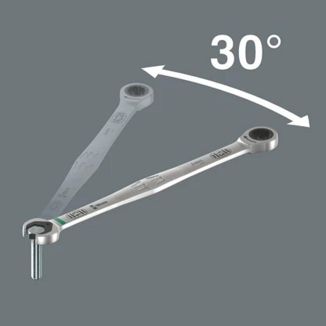 Wera 05020356001 6007 Joker Sb Ring Ratchet Spanner, Long Design, 12 X 245 Mm