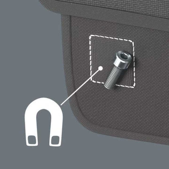 Wera 05049030001 Tool-Check Modular Motorcycle 1, 21 Pieces