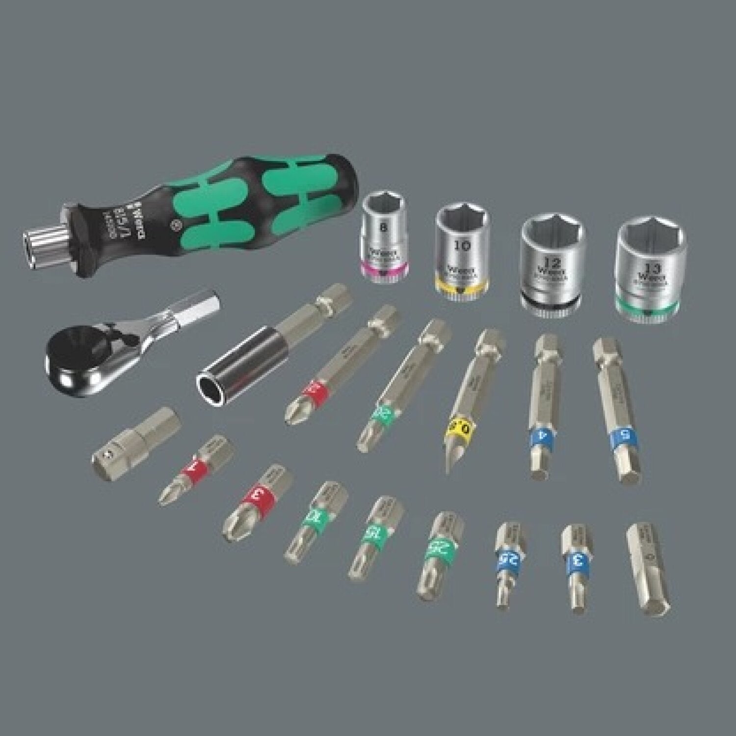 Wera 05049030001 Tool-Check Modular Motorcycle 1, 21 Pieces – Haus