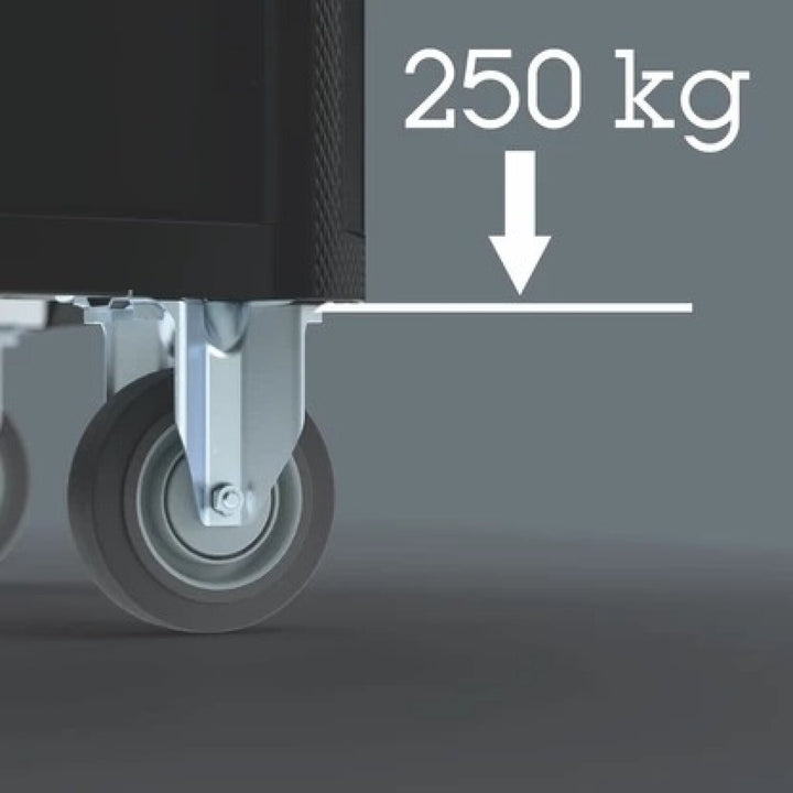 Wera 05150135001 9705 Tool Rebel Roller Cabinet Stainless 1, 177 Pieces