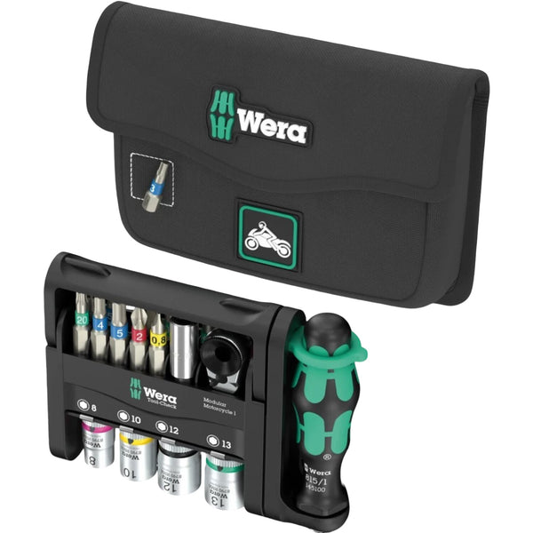 Wera 05049030001 Tool-Check Modular Motorcycle 1, 21 Pieces – Haus