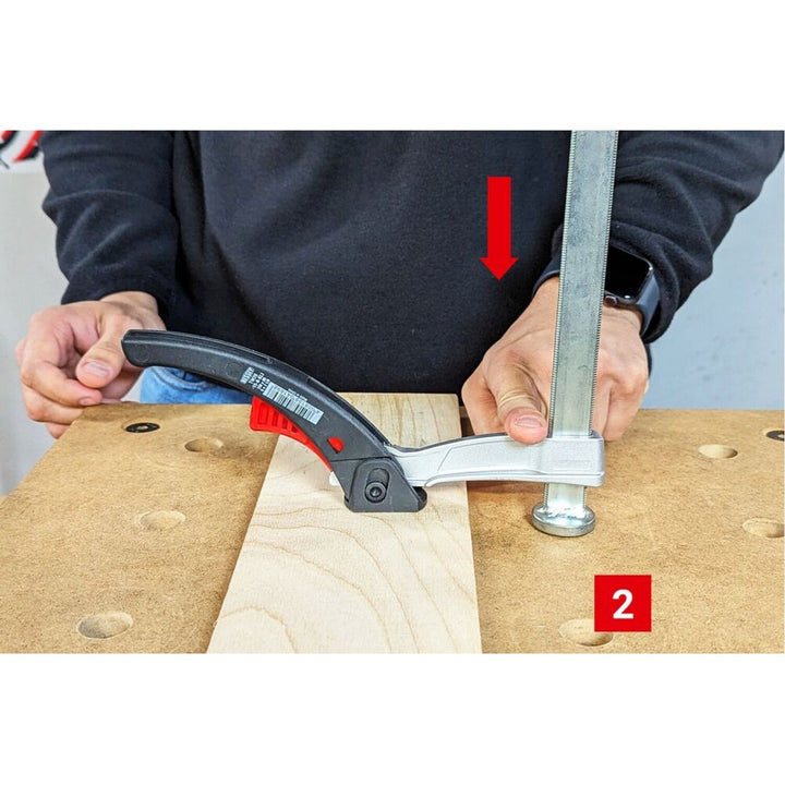 Bessey KLI20-MFT-SET Table clamp with ratcheting lever