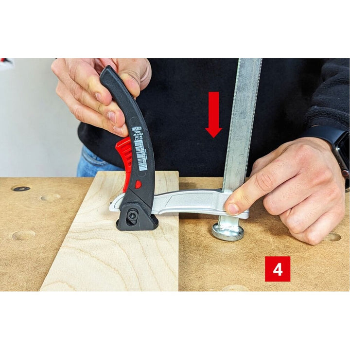 Bessey KLI20-MFT-SET Table clamp with ratcheting lever