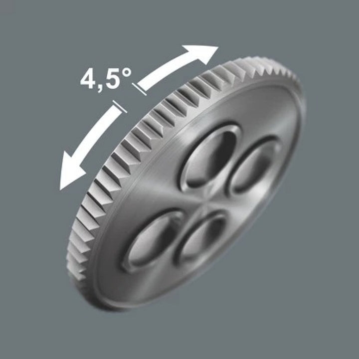 Wera 05004866001 8007 A Vde Zyklop Ratchet, Insulated, With Reversing Lever, With 1/4" Drive, 1/4" X 144 Mm