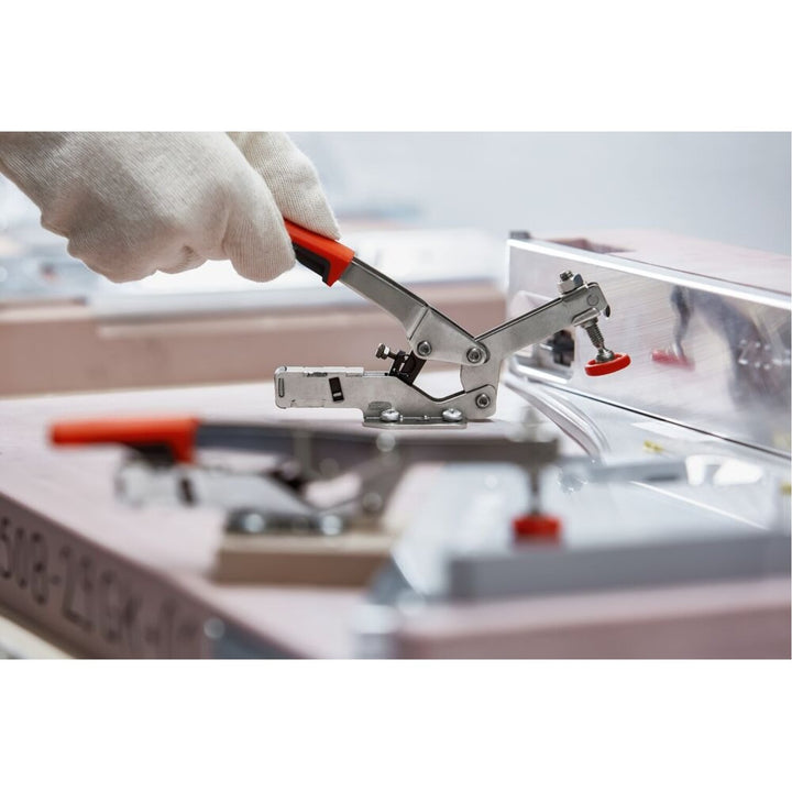 Bessey STC-HH70 Auto adjust toggle clamp, horizontal high profile, flanged base