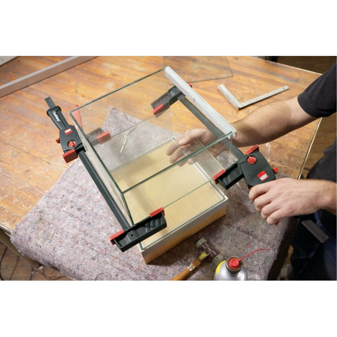 Bessey DUO45-8 Clamp, One Hand, DuoKlamp Series, 3 1/4 In. x 18 In., 260 LB