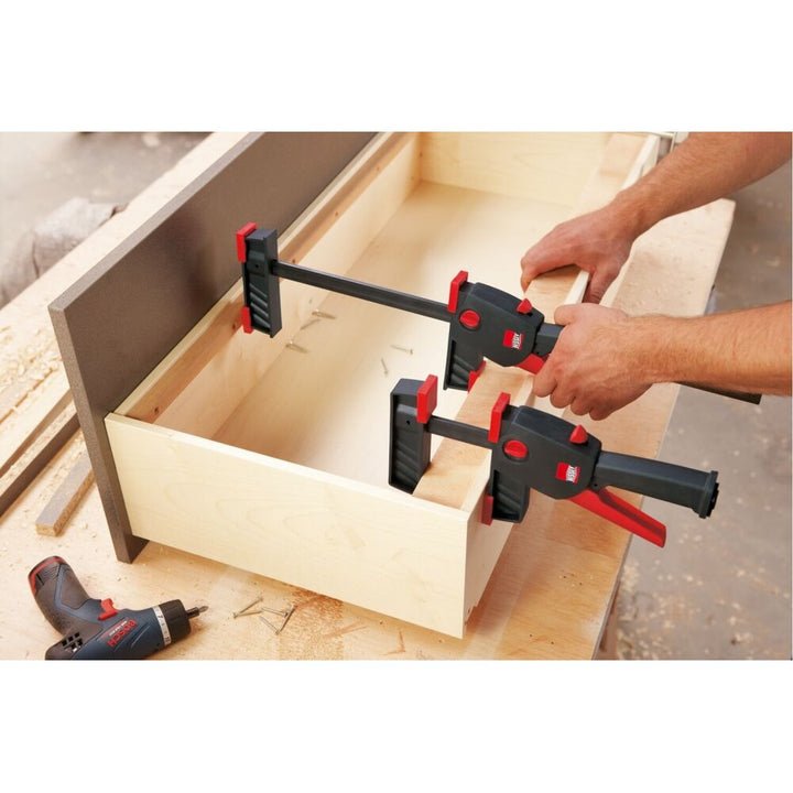 Bessey DUO45-8 Clamp, One Hand, DuoKlamp Series, 3 1/4 In. x 18 In., 260 LB