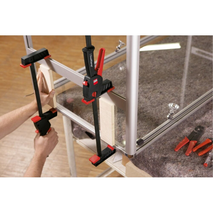 Bessey DUO45-8 Clamp, One Hand, DuoKlamp Series, 3 1/4 In. x 18 In., 260 LB
