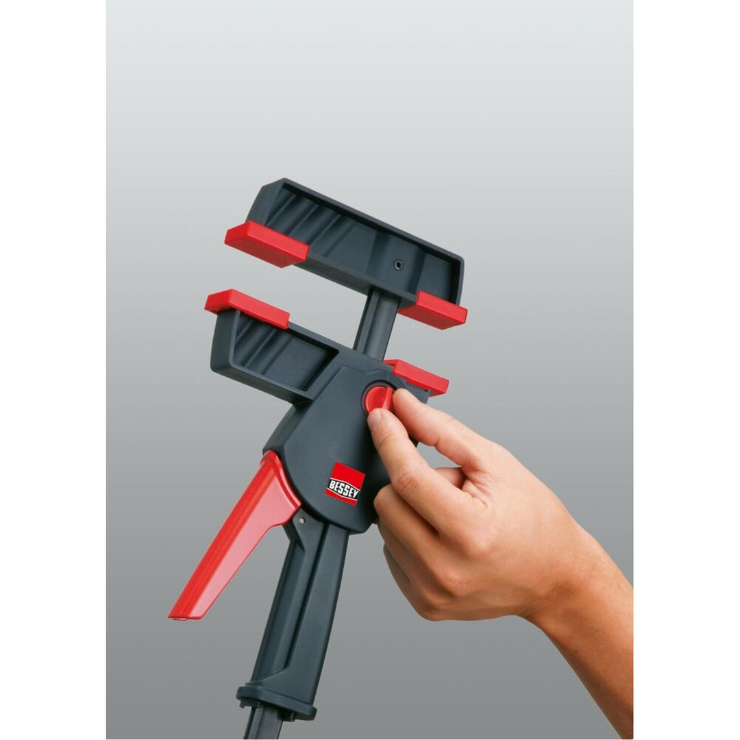 Bessey DUO45-8 Clamp, One Hand, DuoKlamp Series, 3 1/4 In. x 18 In., 260 LB