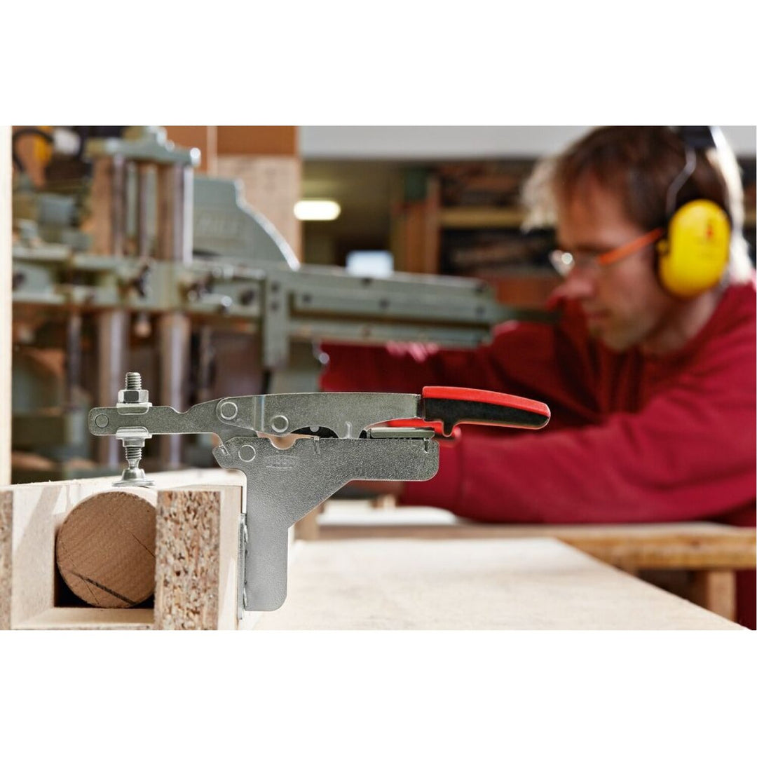 Bessey STC-HA20 Auto adjust toggle clamp, horizontal low profile, vertical flanged base