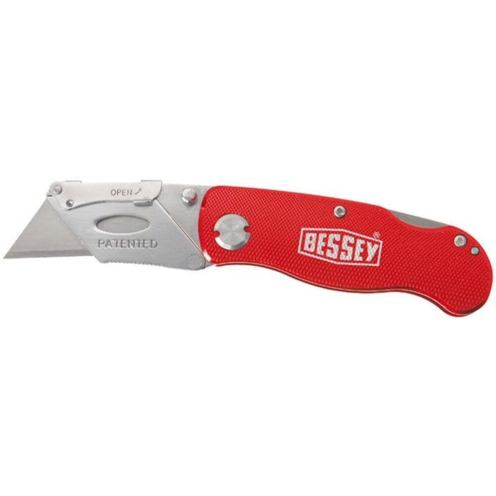 Bessey D-BKAH Knife, Folding, locking utility knife- aluminum handle