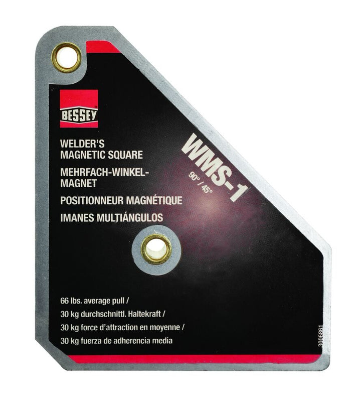Bessey WMS-3 Magnet, magnetic square, 90/45 degrees, 55 lbs pull