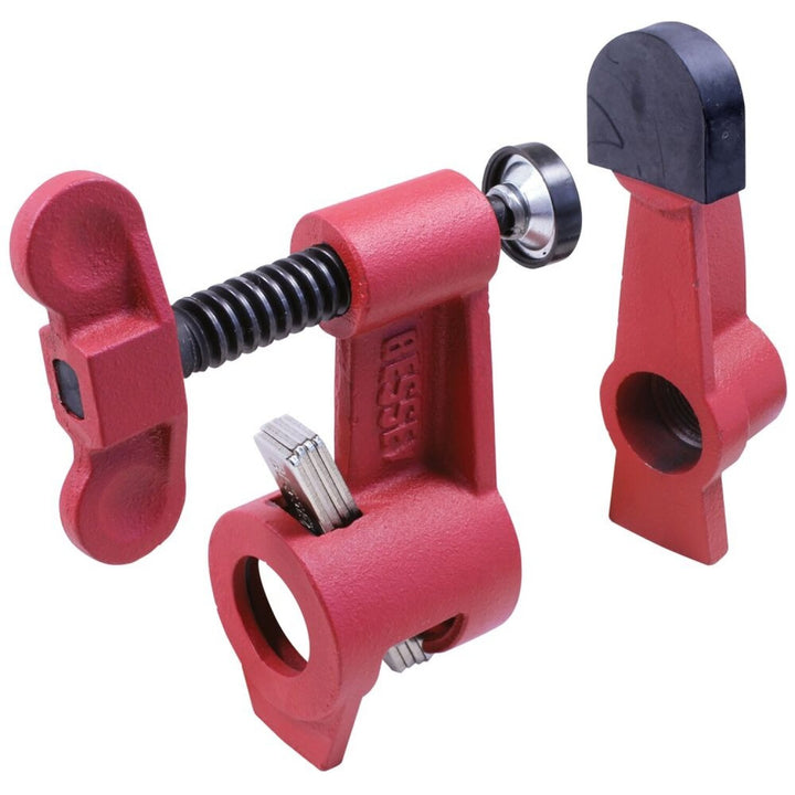 Bessey PC-34DR-4PK 3/4" deep reach pipe clamp, 4 pack